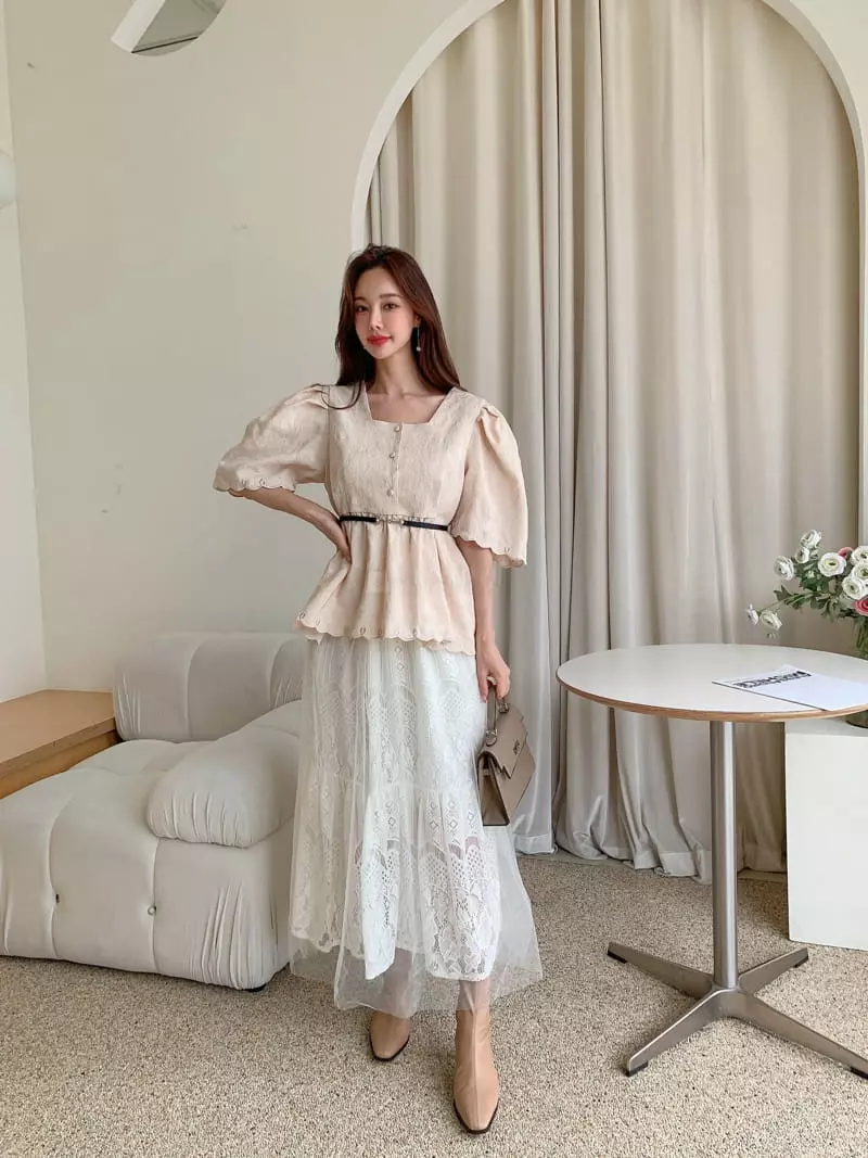 Vincent - Korean Women Fashion - #shopsmall - Pudding Blouse - 5