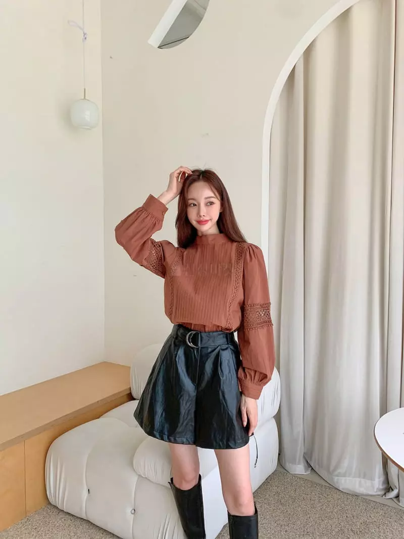 Vincent - Korean Women Fashion - #thatsdarling - Pintuck Blouse - 7