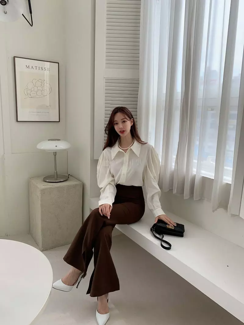 Vincent - Korean Women Fashion - #thelittlethings - Puff Blouse - 6