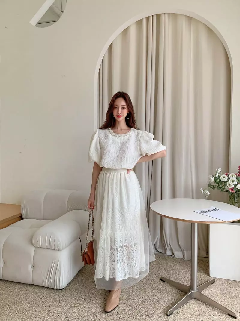 Vincent - Korean Women Fashion - #vintageinspired - Gloe Blouse - 11