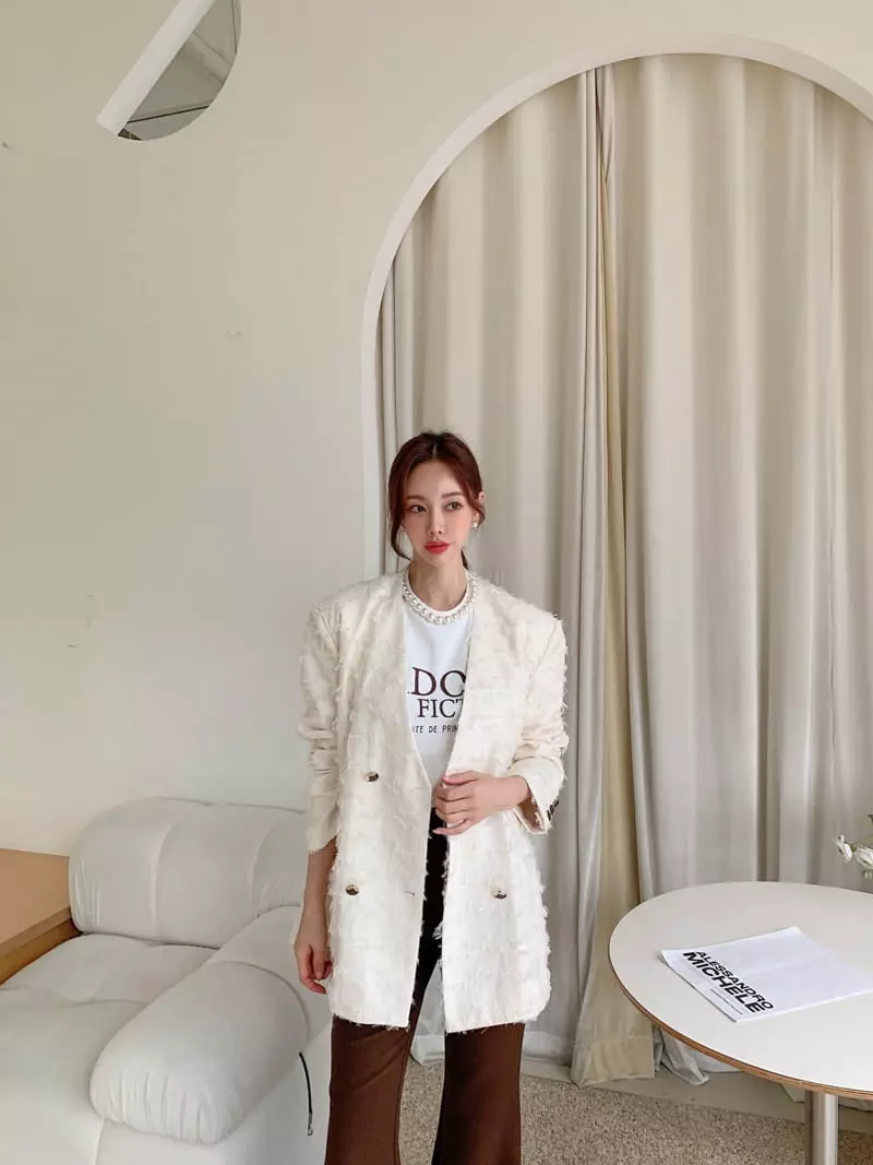 Vincent - Korean Women Fashion - #vintageinspired - Hush Jacket - 2