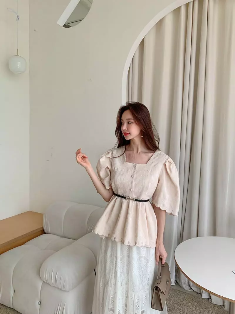 Vincent - Korean Women Fashion - #vintagekidsstyle - Pudding Blouse