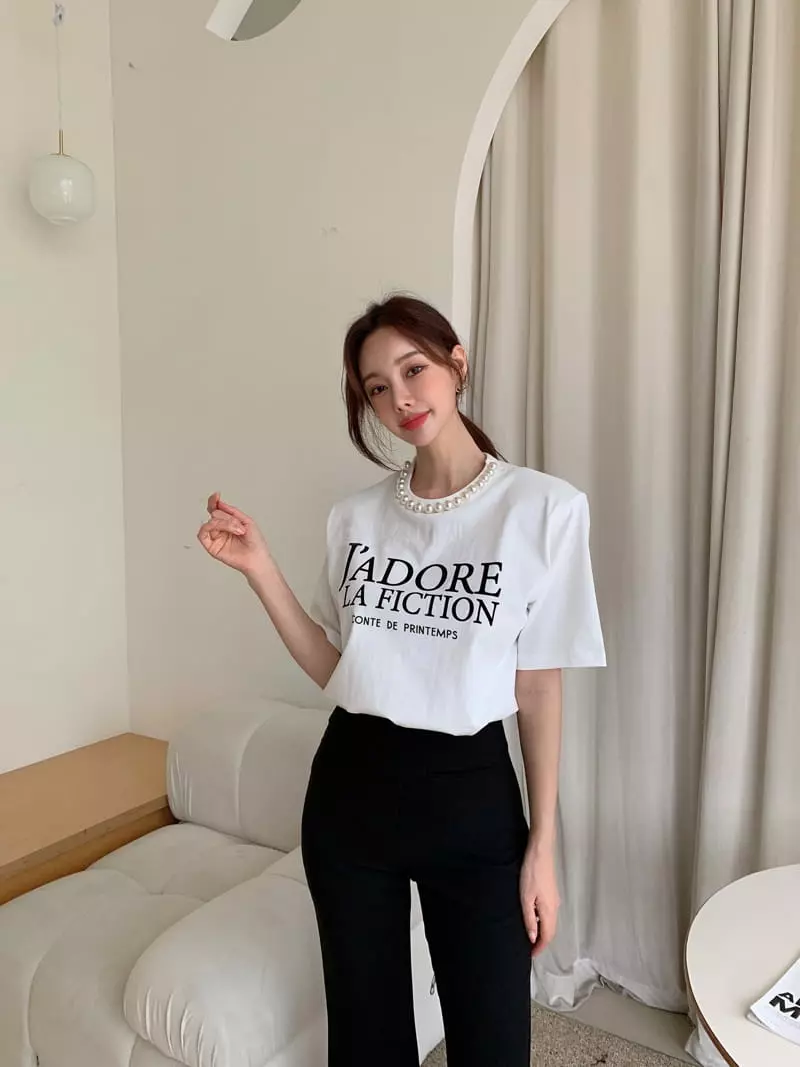 Vincent - Korean Women Fashion - #womensfashion - Jador Tee - 3