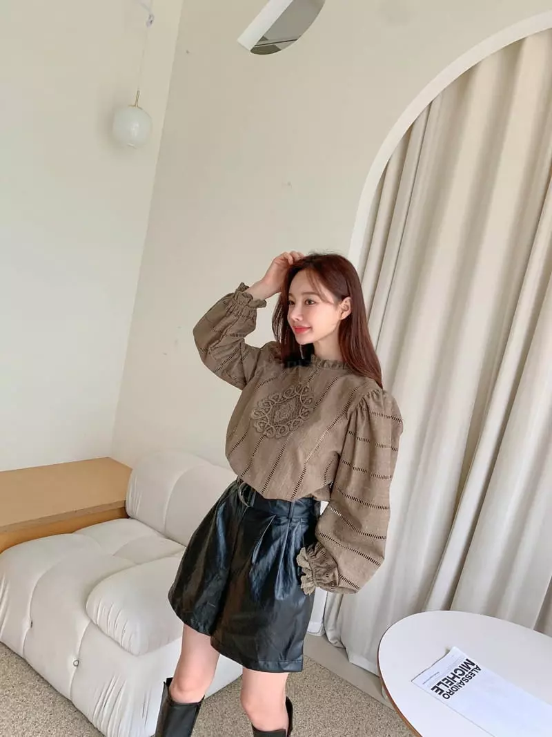 Vincent - Korean Women Fashion - #womensfashion - Rinkle Pants - 2