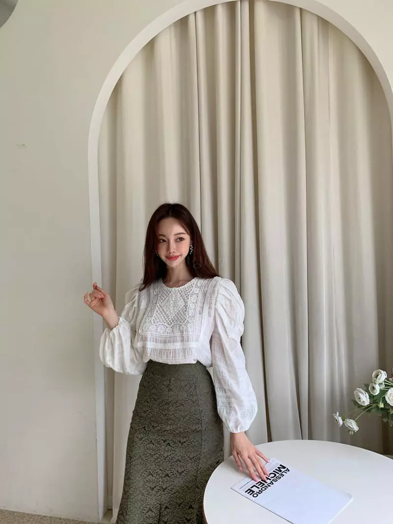 Vincent - Korean Women Fashion - #womensfashion - Lena Blouse - 12