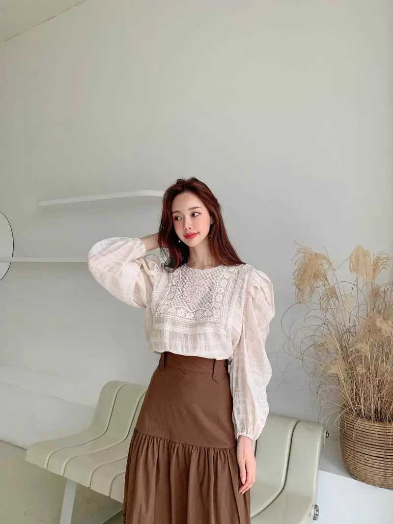 Vincent - Korean Women Fashion - #womensfashion - Lena Blouse - 6