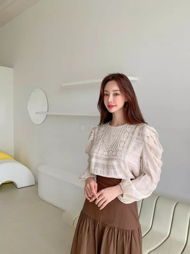 Vincent - Korean Women Fashion - #womensfashion - Lena Blouse - 8