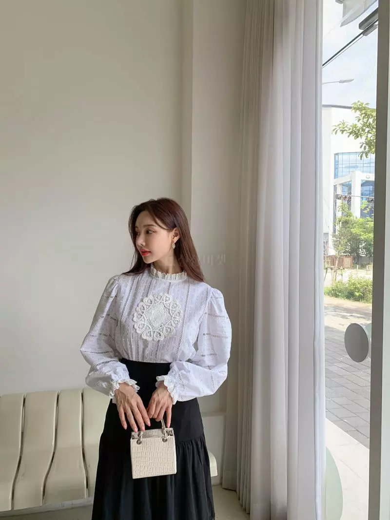Vincent - Korean Women Fashion - #womensfashion - Dia Blouse