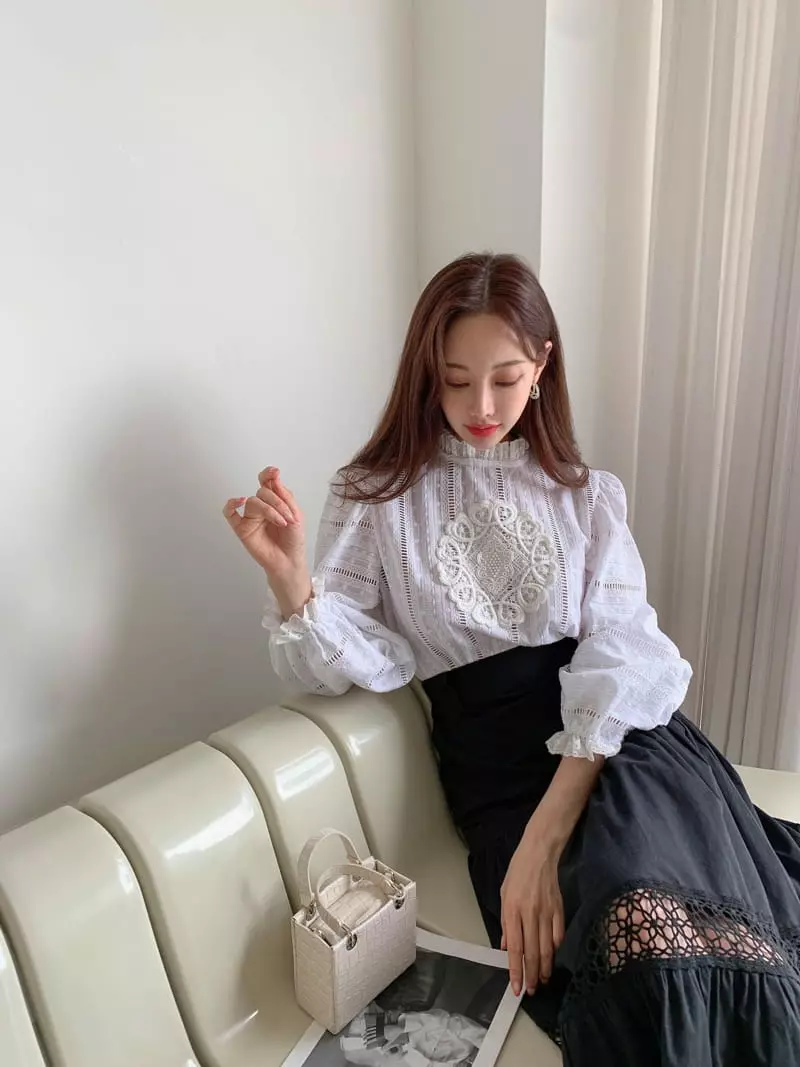 Vincent - Korean Women Fashion - #womensfashion - Dia Blouse - 7