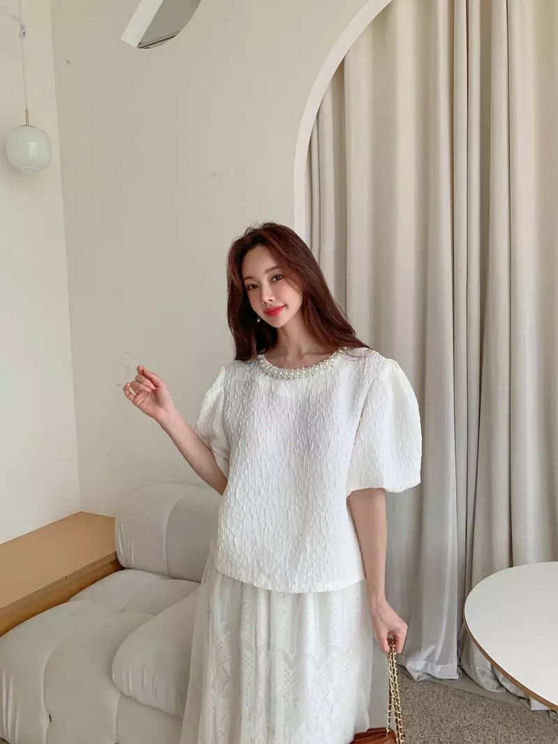 Vincent - Korean Women Fashion - #momslook - Gloe Blouse - 4