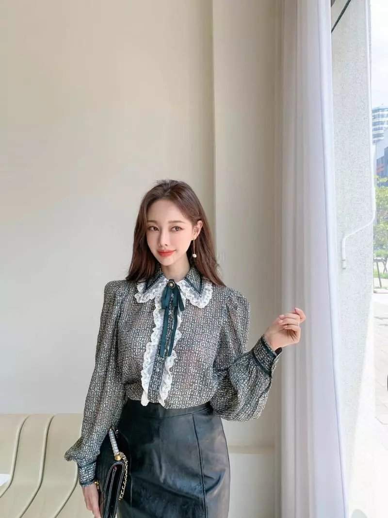 Vincent - Korean Women Fashion - #womensfashion - Guzi Blouse - 9