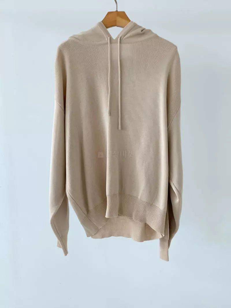 Vineyard - Korean Women Fashion - #momslook - Maro Hoody Knit Tee - 9