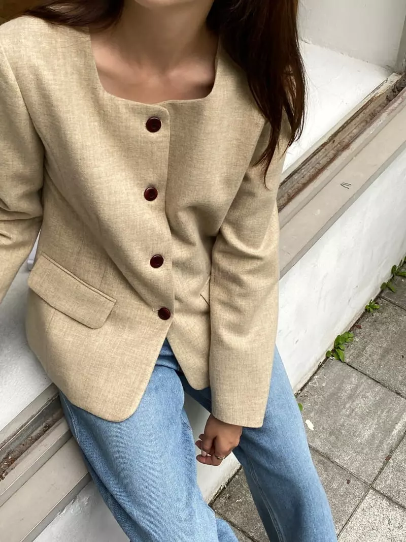 Vineyard - Korean Women Fashion - #womensfashion - Bain Jacket - 4