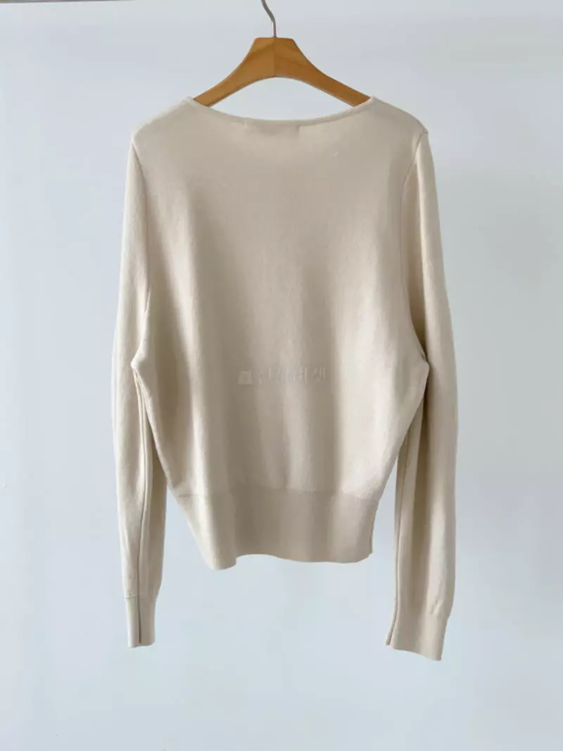Vineyard - Korean Women Fashion - #momslook - Boat Neck Cardigan - 12