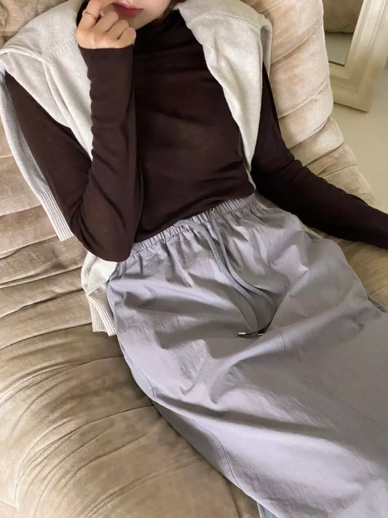 Vineyard - Korean Women Fashion - #womensfashion - Tencel Tee - 4