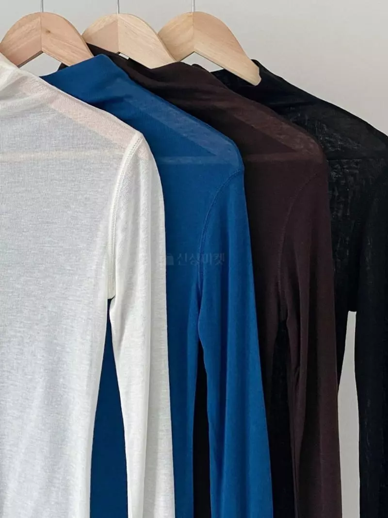Vineyard - Korean Women Fashion - #momslook - Tencel Tee - 8