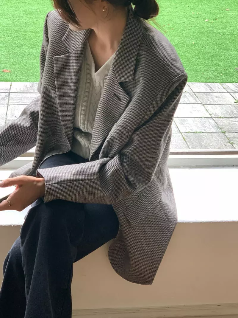 Vineyard - Korean Women Fashion - #momslook - Hound Jacket - 3