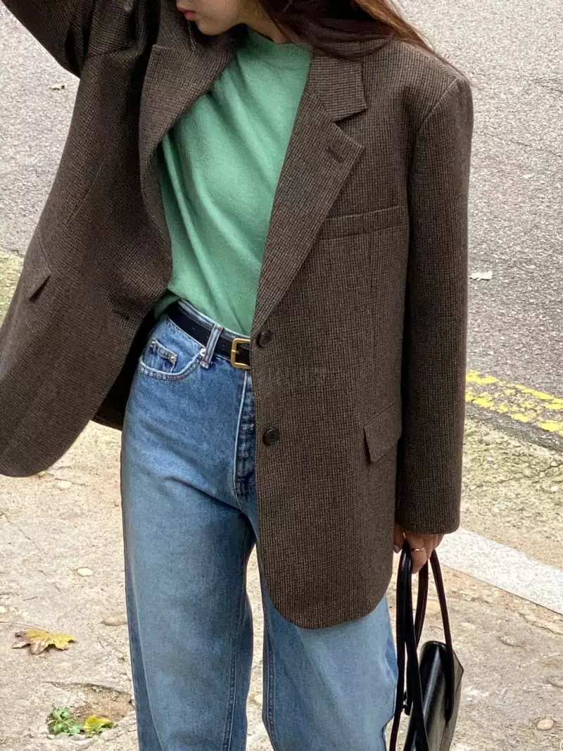 Vineyard - Korean Women Fashion - #momslook - Hound Jacket - 5