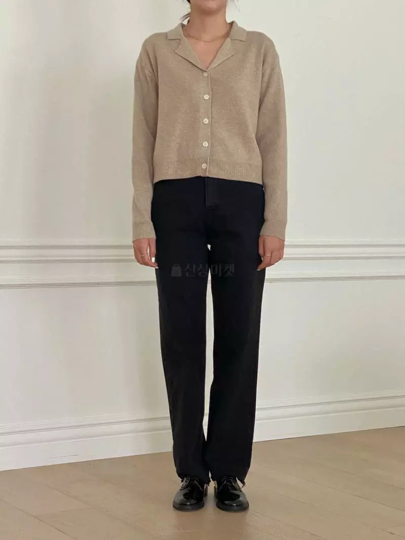 Vineyard - Korean Women Fashion - #womensfashion - Tailot Collar Cardigan - 4