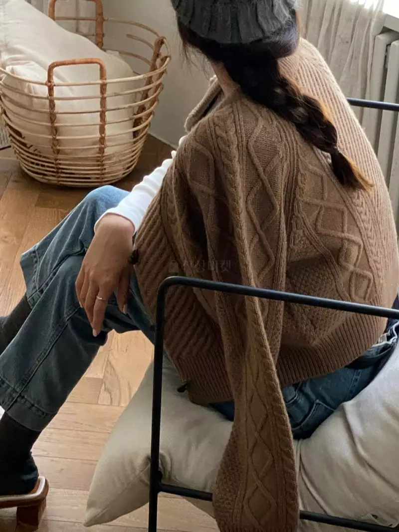Vineyard - Korean Women Fashion - #momslook - Pine Fisher Cardigan - 5