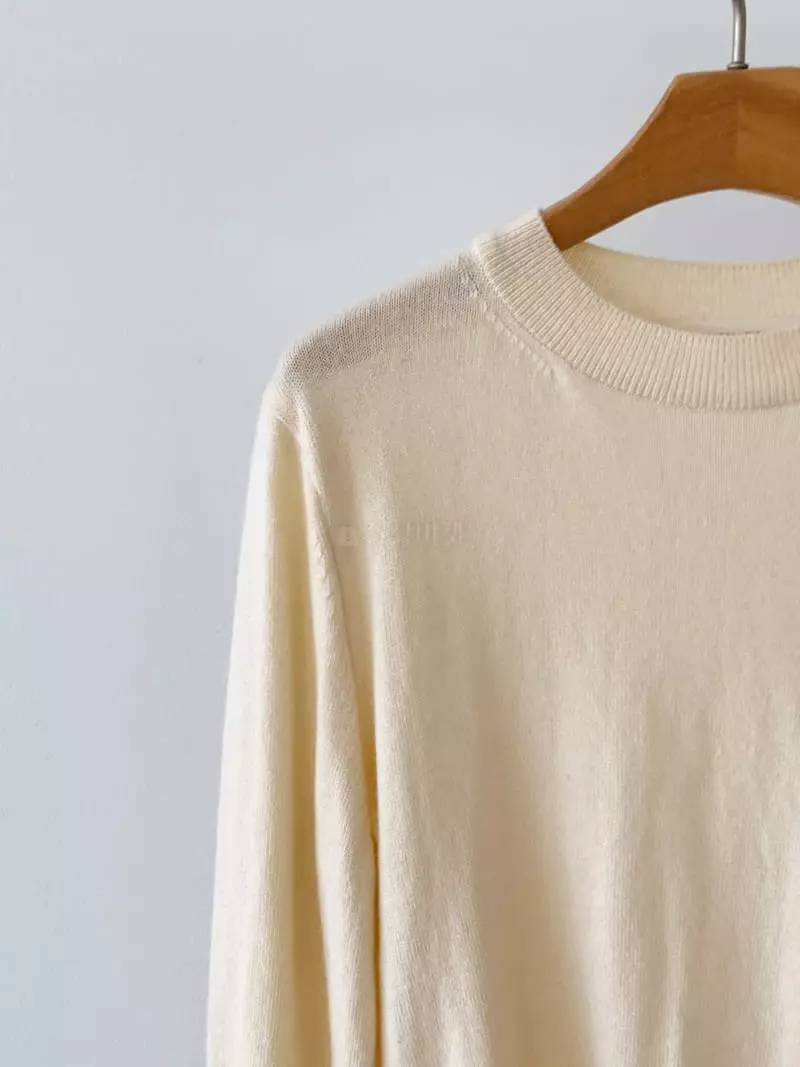 Vineyard - Korean Women Fashion - #momslook - Frim Cash Knit Tee - 8