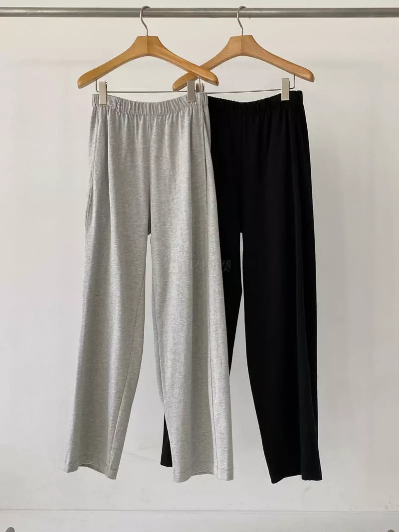 Vineyard - Korean Women Fashion - #pursuepretty - Hard Terry Pants - 10