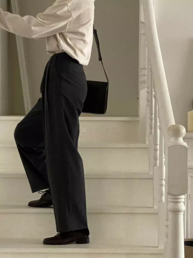 Vineyard - Korean Women Fashion - #restrostyle - Linowl Pants