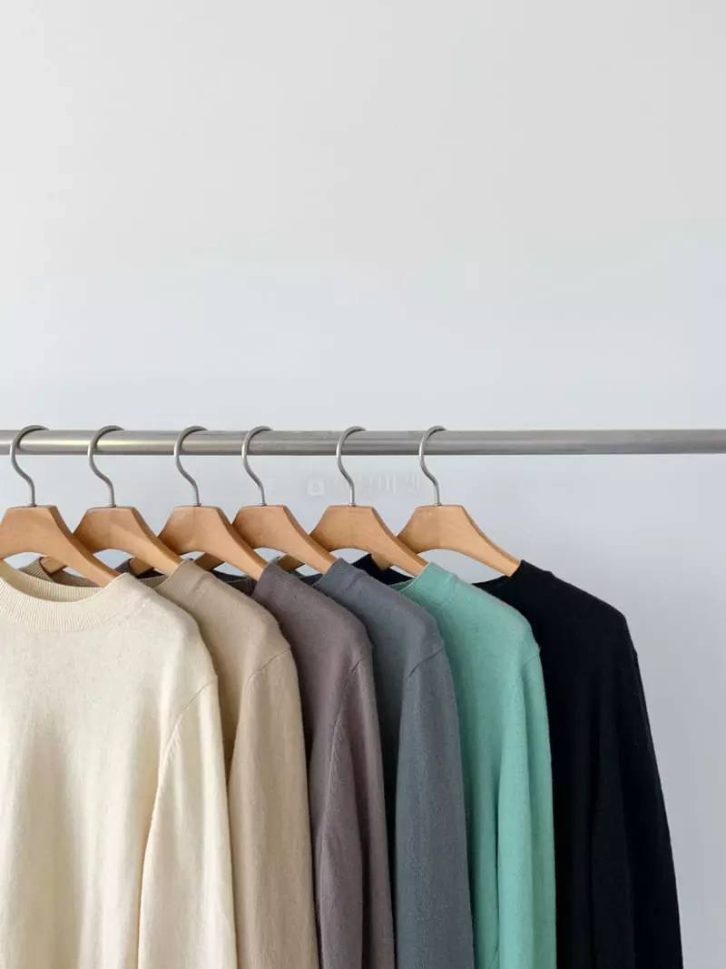Vineyard - Korean Women Fashion - #vintageinspired - Frim Cash Knit Tee - 10