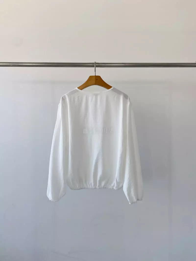 Vineyard - Korean Women Fashion - #vintageinspired - From Wrap Blouse - 9