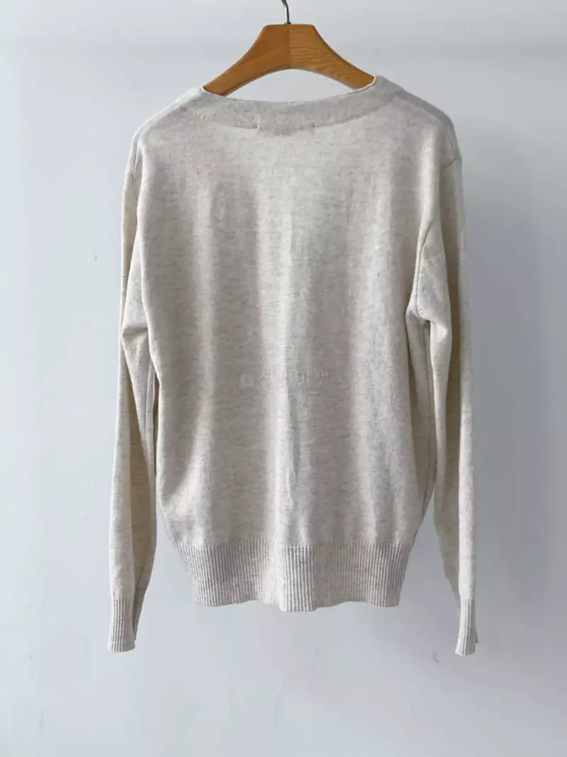 Vineyard - Korean Women Fashion - #womensfashion - Loose Fit V Cardigan - 8