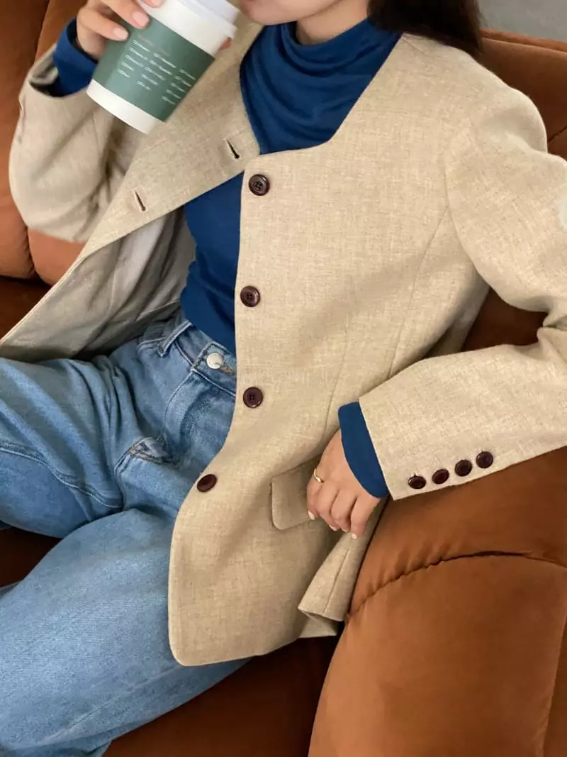 Vineyard - Korean Women Fashion - #womensfashion - Bain Jacket - 5