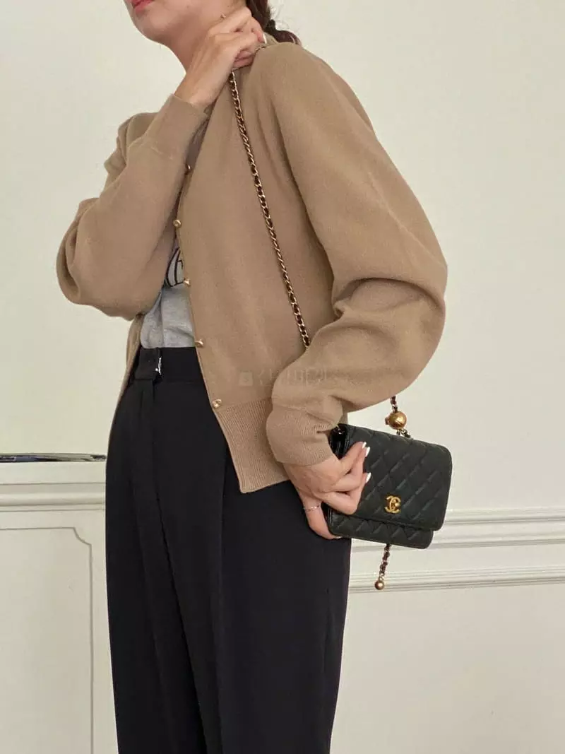 Vineyard - Korean Women Fashion - #womensfashion - Boat Neck Cardigan