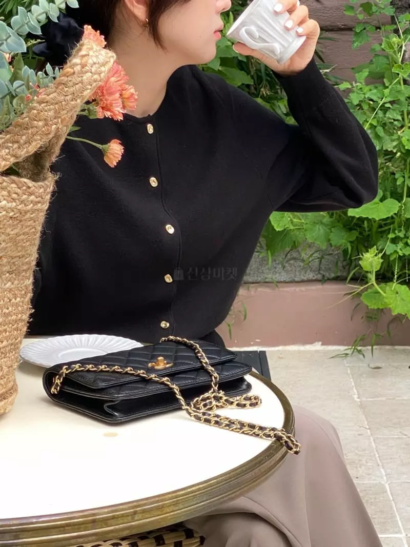Vineyard - Korean Women Fashion - #womensfashion - Boat Neck Cardigan - 9