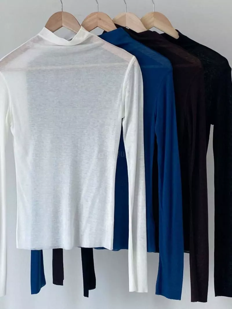 Vineyard - Korean Women Fashion - #womensfashion - Tencel Tee - 9