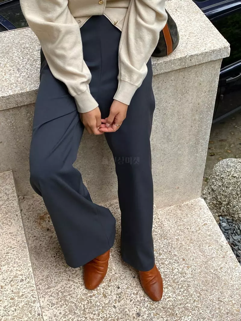 Vineyard - Korean Women Fashion - #momslook - Totem Banding Pants - 4