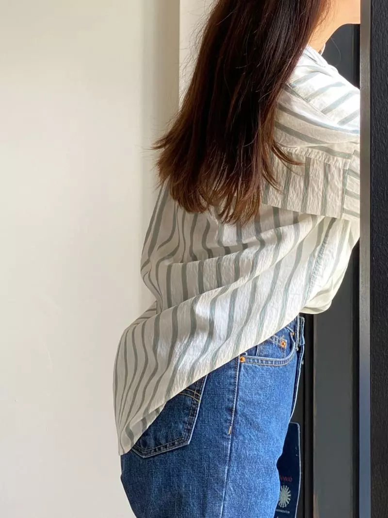 Vineyard - Korean Women Fashion - #womensfashion - Ton Stripes Shirt - 3