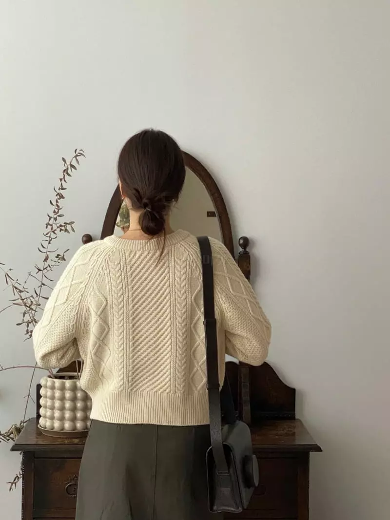 Vineyard - Korean Women Fashion - #womensfashion - Pine Fisher Cardigan - 2