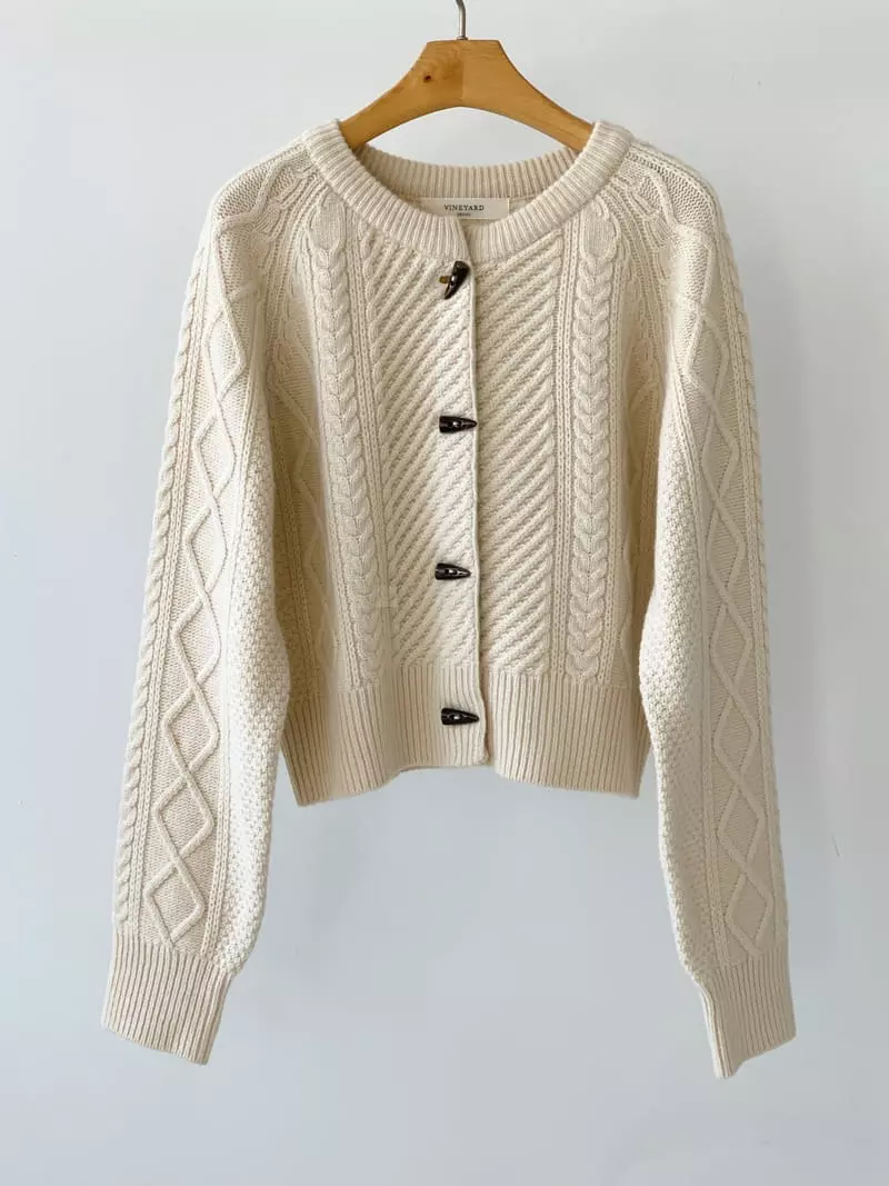 Vineyard - Korean Women Fashion - #womensfashion - Pine Fisher Cardigan - 6