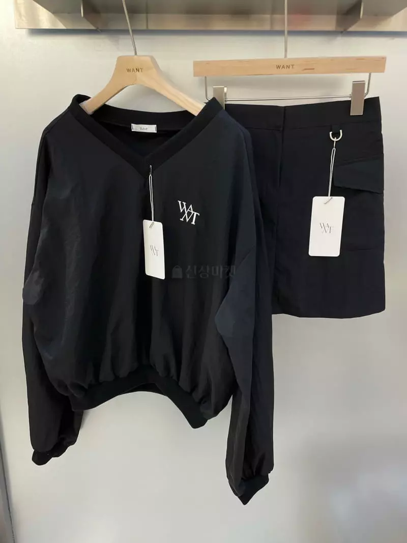 Want - Korean Women Fashion - #momslook - Want Nylon Sweatshirt - 7