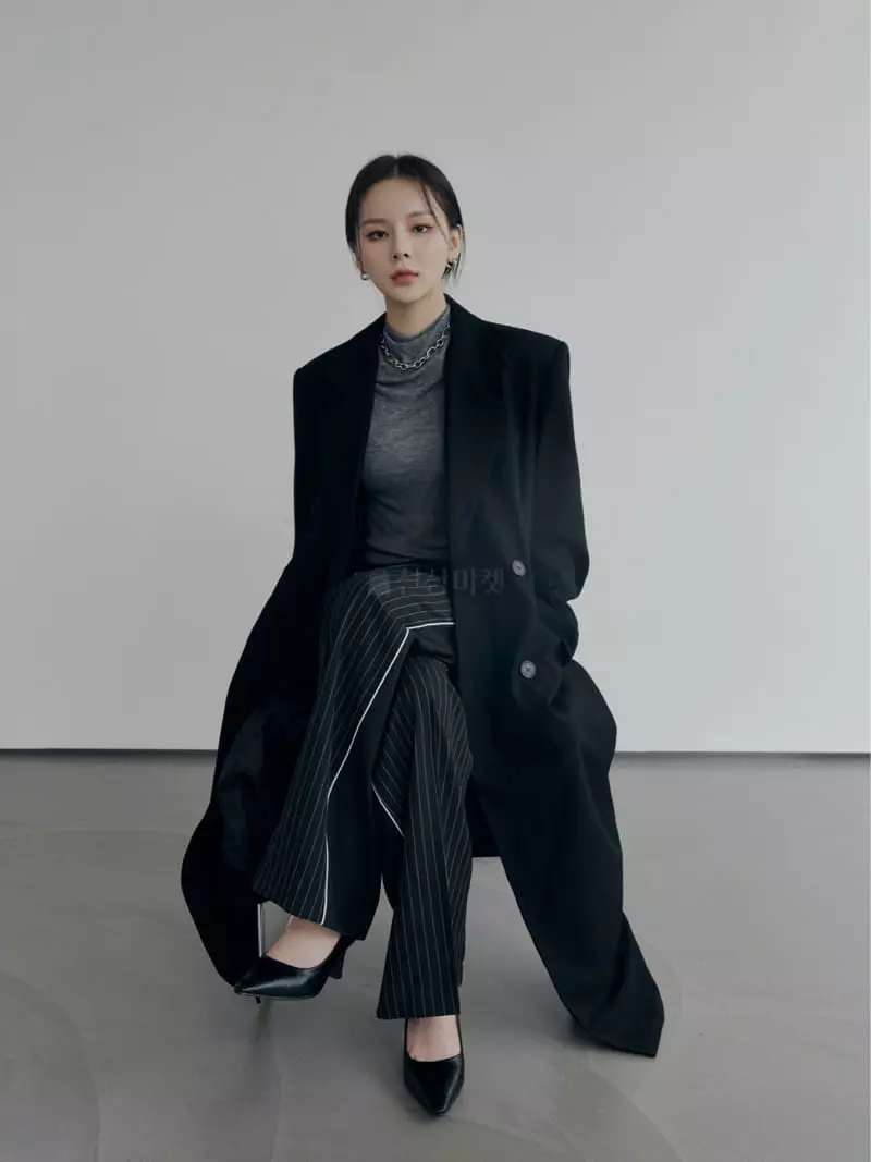 Want - Korean Women Fashion - #momslook - Ash Half Turtleneck Tee - 10