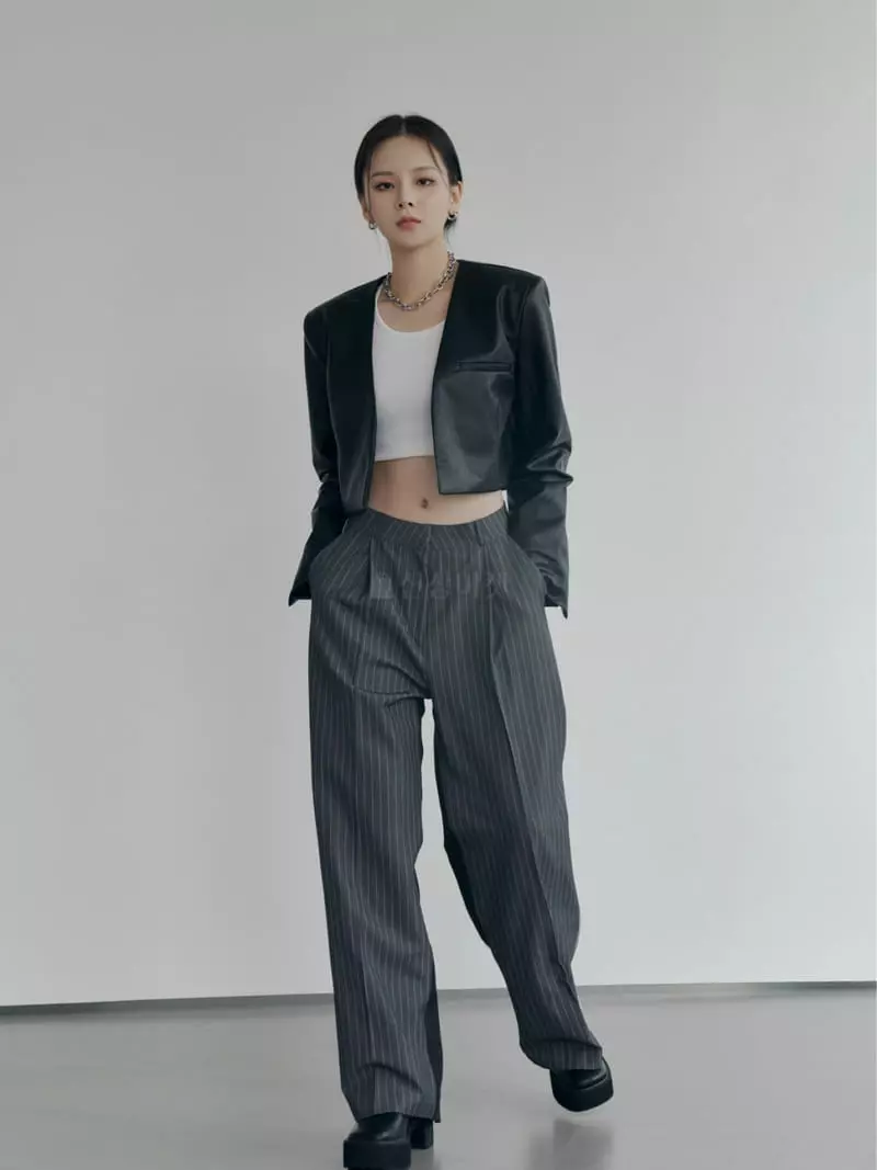 Want - Korean Women Fashion - #momslook - Chick Leatehr Jacket - 5
