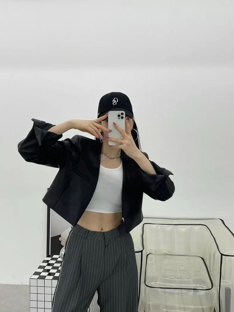 Want - Korean Women Fashion - #momslook - Chick Leatehr Jacket - 7