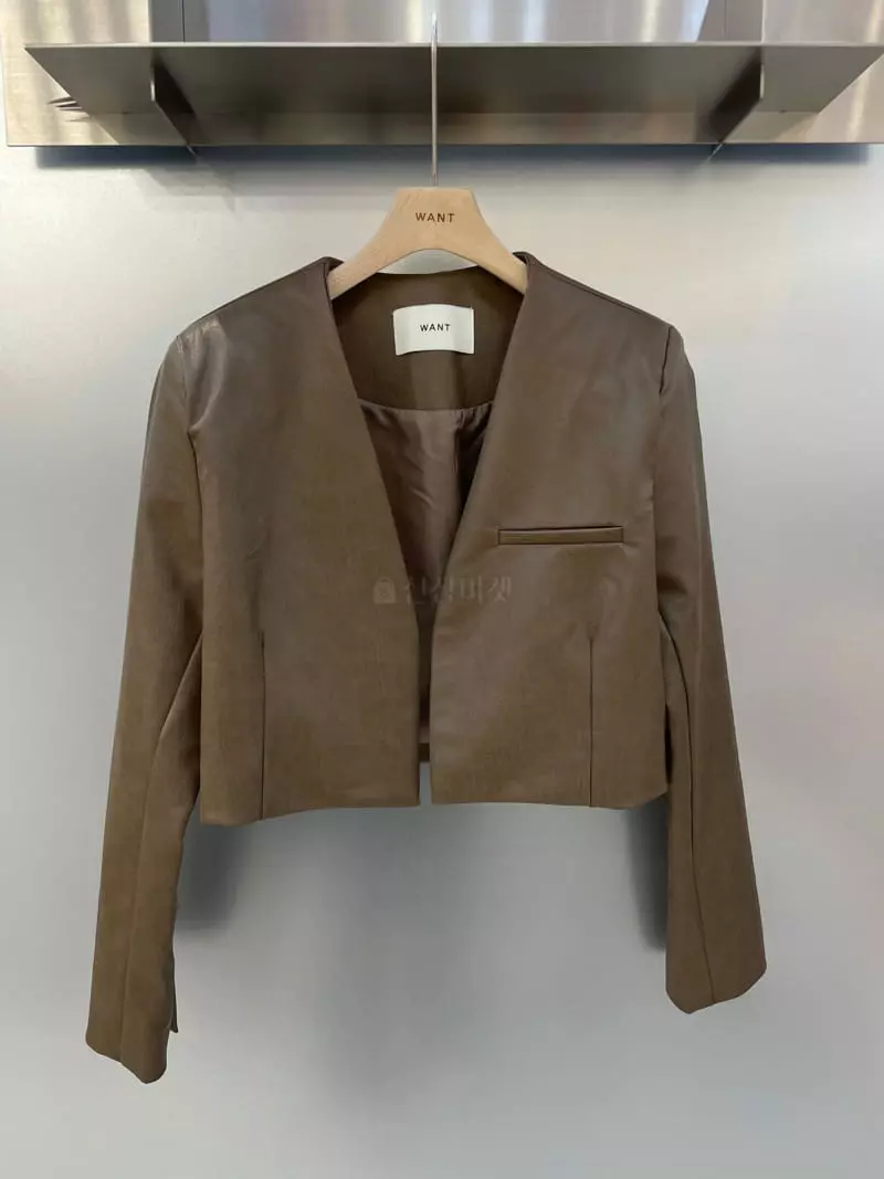 Want - Korean Women Fashion - #momslook - Chick Leatehr Jacket - 9