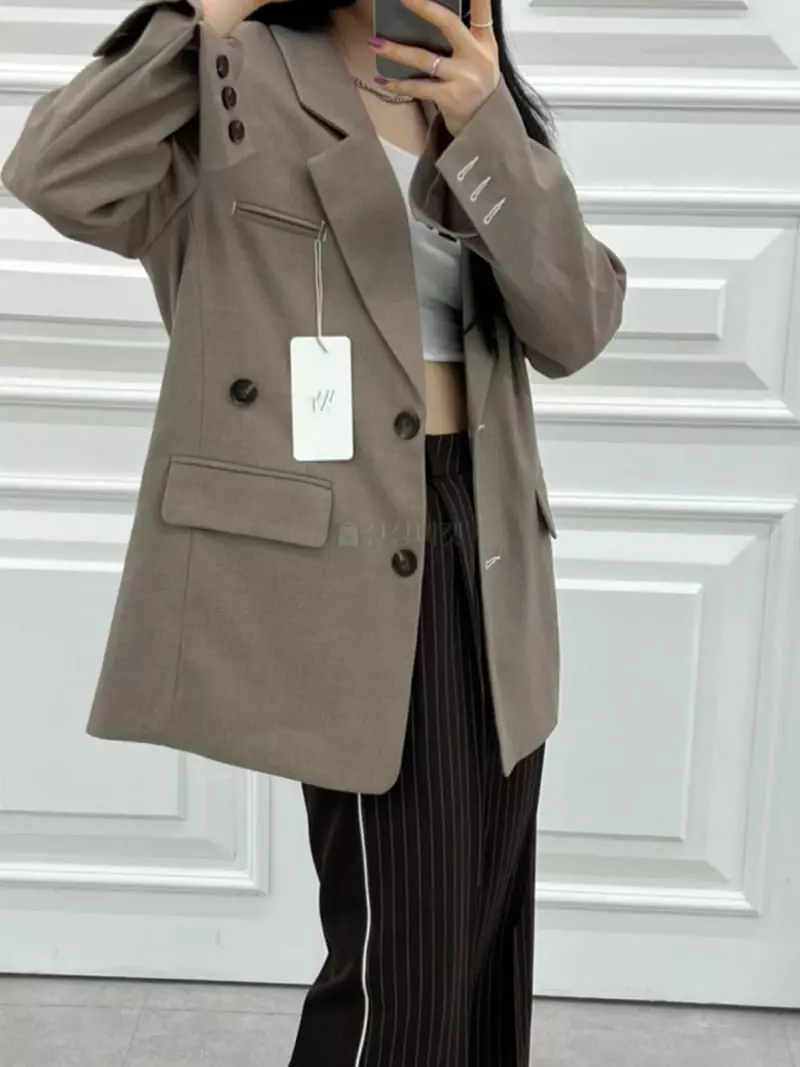 Want - Korean Women Fashion - #womensfashion - Stitch Mood Jacket - 4