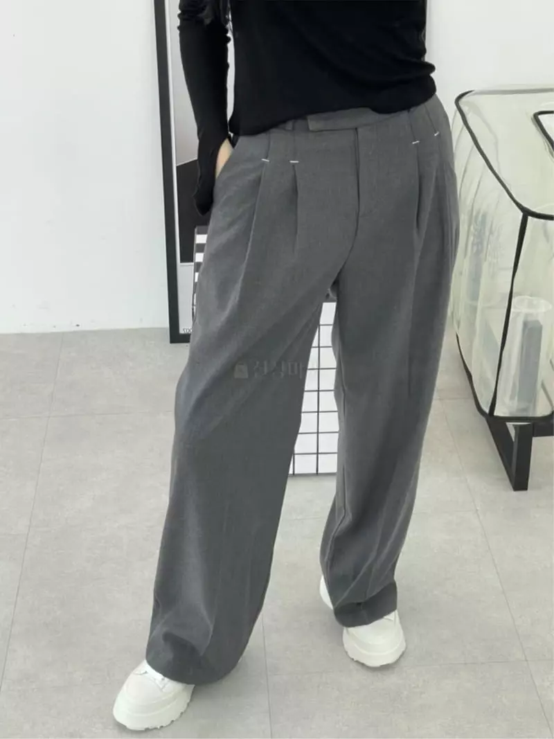 Want - Korean Women Fashion - #womensfashion - Stitch Mood Pants - 4