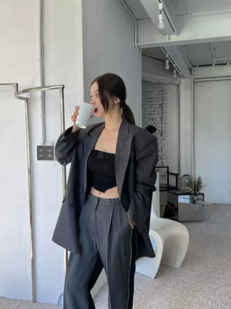 Want - Korean Women Fashion - #momslook - Stripes Pants