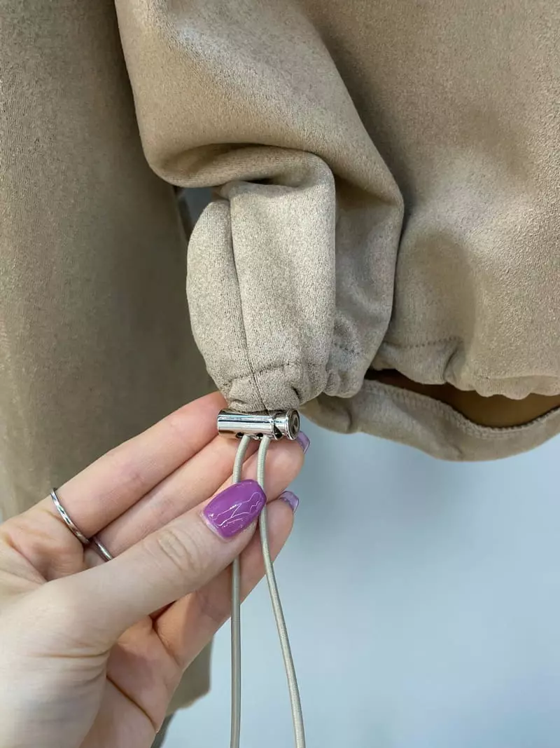 Want - Korean Women Fashion - #momslook - Suede Sweatshirt - 7