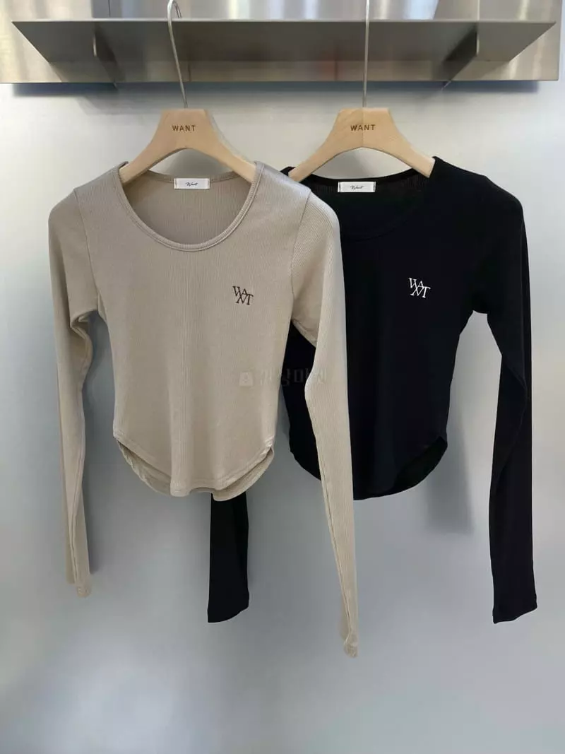 Want - Korean Women Fashion - #momslook - Modal Glem Tee