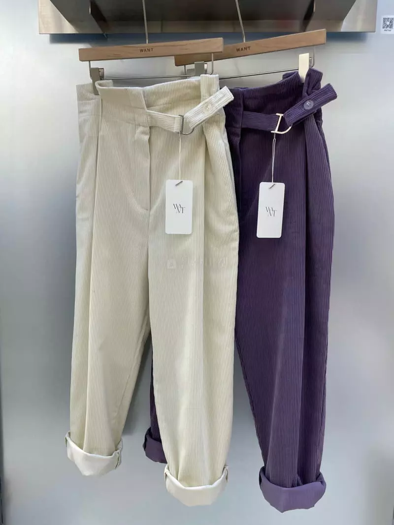 Want - Korean Women Fashion - #pursuepretty - Rib Buckle Pants