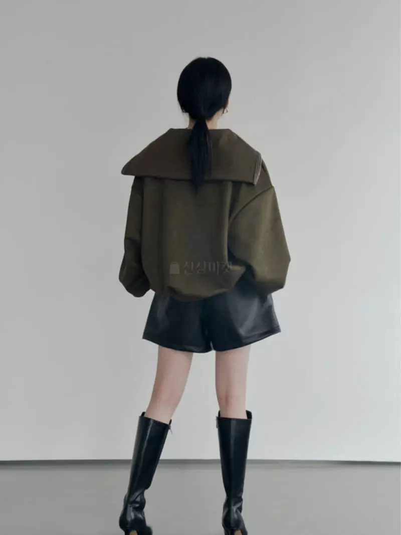 Want - Korean Women Fashion - #restrostyle - Suede Zip-up - 11